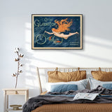 NNEDSZ Wall Art 90cmx135cm Marchio Art Cycles Gladiator Black Frame Canvas