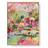 NNEDSZ Wall Art 60cmx90cm Summer Smile A Wood Frame Canvas