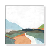 NNEDSZ Wall Art 80cmx80cm April Morning White Frame Canvas