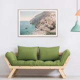 NNEDSZ Wall Art 50cmx70cm Italy Amalfi Coast Wood Frame Canvas