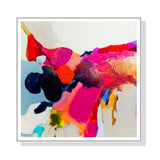 NNEDSZ Wall Art 50cmx50cm Reach In White Frame Canvas