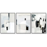 NNEDSZ Wall Art 50cmx70cm Soft Spoken 3 Sets Black Frame Canvas