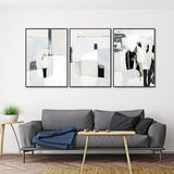 NNEDSZ Wall Art 50cmx70cm Soft Spoken 3 Sets Black Frame Canvas