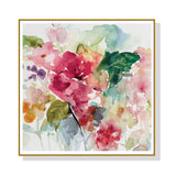 NNEDSZ Wall Art 50cmx50cm Floral Brunch Gold Frame Canvas