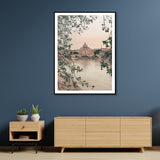 NNEDSZ Wall Art 80cmx120cm Rome City Black Frame Canvas