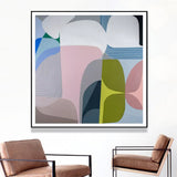 NNEDSZ Wall Art 60cmx60cm Skyways Black Frame Canvas