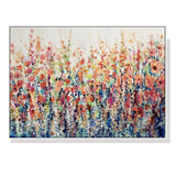 NNEDSZ Wall Art 80cmx120cm Flourish Of Spring White Frame Canvas