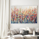 NNEDSZ Wall Art 80cmx120cm Flourish Of Spring White Frame Canvas