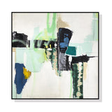 NNEDSZ Wall Art 80cmx80cm Hard Truth Black Frame Canvas