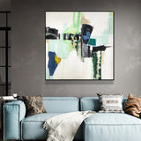 NNEDSZ Wall Art 80cmx80cm Hard Truth Black Frame Canvas
