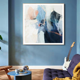 NNEDSZ Wall Art 50cmx50cm Luz I Gold Frame Canvas
