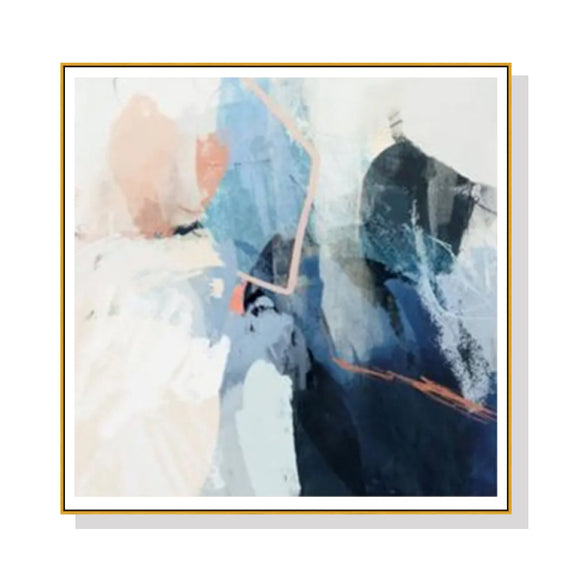 NNEDSZ Wall Art 60cmx60cm Luz I Gold Frame Canvas
