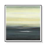 NNEDSZ Wall Art 50cmx50cm Land of Serenity Black Frame Canvas