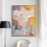 NNEDSZ Wall Art 60cmx90cm Lann II Gold Frame Canvas