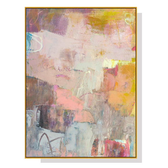 NNEDSZ Wall Art 80cmx120cm Lann II Gold Frame Canvas