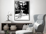 NNEDSZ Wall Art 30cmx40cm Luxury Brand Leopard Jewelry Shop Poster, Black Frame Canvas