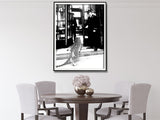 NNEDSZ Wall Art 90cmx135cm Luxury Brand Leopard Jewelry Shop Poster, Black Frame Canvas