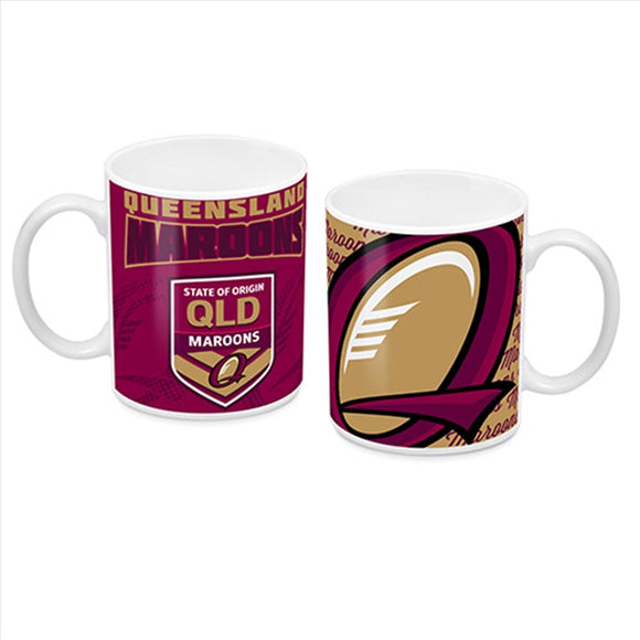 NNEDSZ 2019 State of Origin QLD Queensland Maroons Coffee Mug