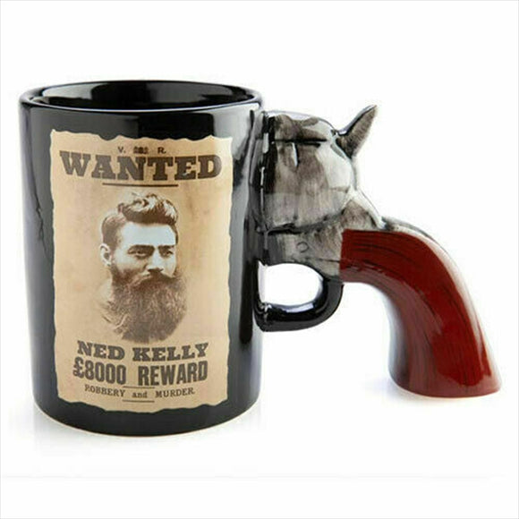 NNEDSZ Ned Kelly 3D Handle Mug