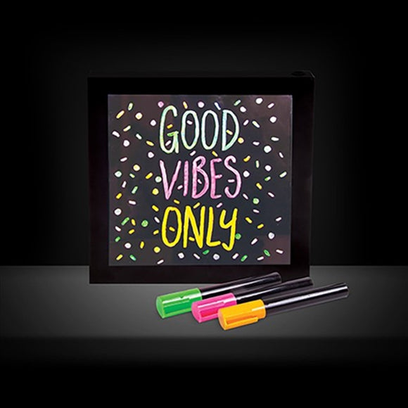 NNEDSZ Light Up Neon Effect Message Frame