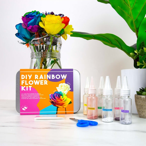 NNEDSZ Diy Rainbow Flower Kit