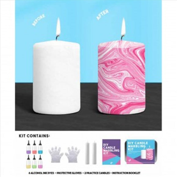 NNEDSZ Diy Candle Marbling Kit