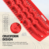 NNEDSZ Recovery Tracks Gen 2.0 10T Sand Mud Snow 2 Pairs Offroad 4WD 4x4 2PC 91CM Red