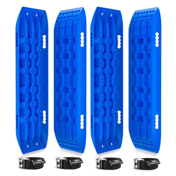 NNEDSZ Recovery Tracks Gen 2.0 10T Sand Mud Snow 2 Pairs Offroad 4WD 4x4 2PC 91CM Blue