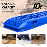 NNEDSZ Recovery Tracks Gen 2.0 10T Sand Mud Snow 2 Pairs Offroad 4WD 4x4 2PC 91CM Blue