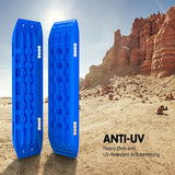 NNEDSZ Recovery Tracks Gen 2.0 10T Sand Mud Snow 2 Pairs Offroad 4WD 4x4 2PC 91CM Blue
