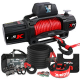 NNEDSZ 4WD Recovery Kit Kinetic Recovery Rope With 14500LBS Electric Winch 12V Winch 4WD 4X4 Offroad
