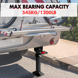 NNEDSZ Drop Down Legs 440MM- 560MM Trailer Steel Legs Caravan Corner 1200LBS Black