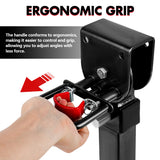 NNEDSZ Drop Down Legs 440MM- 560MM Trailer Steel Legs Caravan Corner 1200LBS Black