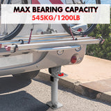 NNEDSZ Drop Down Corner Legs 440MM- 560MM Caravan Corner Stabilizer 1200LBS 2PCS Silver
