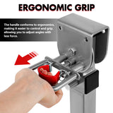 NNEDSZ 4x 440mm Drop Down Corner Legs Steadies Handle Steel Foot Caravan Trailer Silver