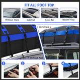 NNEDSZ Waterproof Car Roof Cargo Bag 595L Top Rack Carrier Luggage Storage Cube