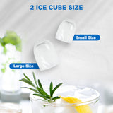 NNEDSZ Portable Ice Maker Machine Commercial Ice Cube 2.2L Home Bar Benchtop Sliver
