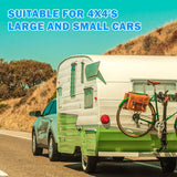 NNEDSZ 2x Towing Mirrors Pair Clip on Multi Fit Clamp On Towing Caravan 4X4 Trailer 4WD