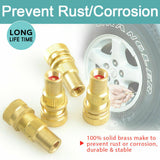 NNEDSZ Tyre Deflators Brass Air Deflator 0-60 PSI Tire Valve Core Tool Automatic