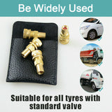 NNEDSZ Tyre Deflators Brass Air Deflator 0-60 PSI Tire Valve Core Tool Automatic