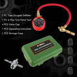 NNEDSZ Tyre Deflators Tire Automatic 4WD Pressure Gauge 4 Brass Deflator