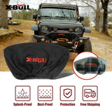 NNEDSZ Winch Cover Waterproof fits 8000-17000LBS Winch Dust Cover Soft 4X4