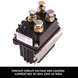 NNEDSZ Winch Solenoid Relay Controller 500A DC Switch 4WD 9500LBS-17000LBS 4x4