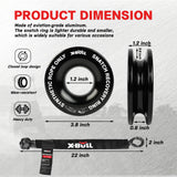 NNEDSZ 4WD Winch Recovery Kit 12Pcs Recovery Tracks Snatch Strap Soft Shackles Recovery Ring
