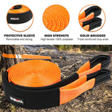 NNEDSZ 4WD Recovery Kit Snatch Strap Hitch Receiver Bow Shackles Lock Off Road