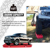 NNEDSZ 2 Pairs Recovery tracks Sand Mud Snow 4WD / 4x4 ATV Offroad Stronger Gen 3.0 - Red