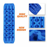 NNEDSZ Recovery tracks Mud Snow / Sand tracks / Grass 4X4 Caravan 2pairs 4WD Gen 3.0 - Blue