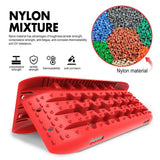 NNEDSZ Recovery tracks 10T Sand Mud Snow RED Offroad 4WD 4x4 2pc 91cm Gen 2.0 - red