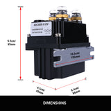 NNEDSZ Winch Solenoid Relay 12V 500A Winch Controller Twin Wireless Remote 4T Block Pulley