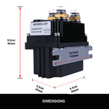NNEDSZ Winch Solenoid Relay Wiring Controller 500A 12V and 150ft Wireless Remote 4T Block Pulley